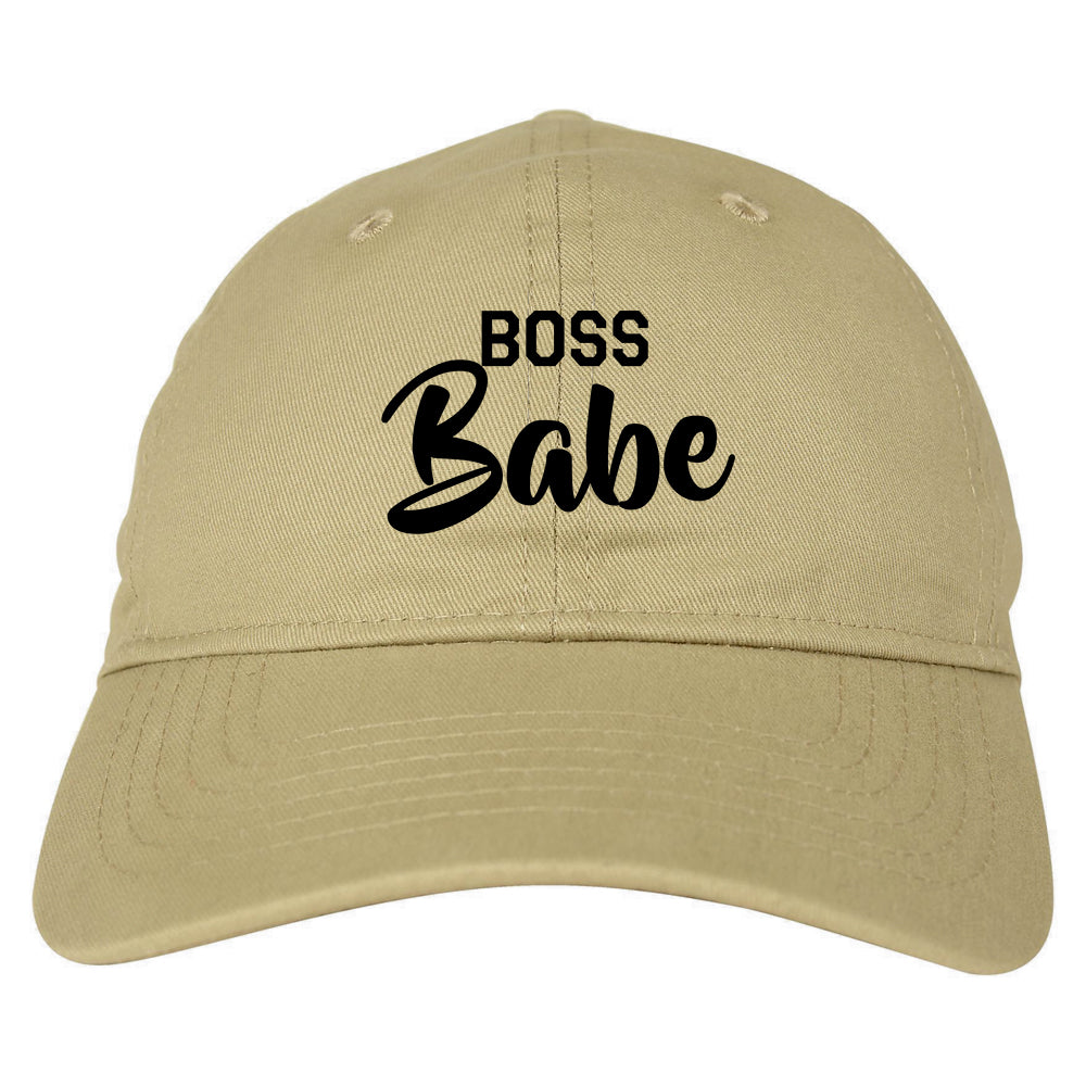 Boss_Babe Tan Dad Hat