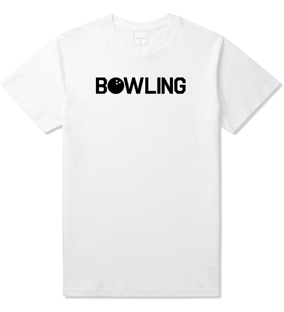 Bowling White T-Shirt by Kings Of NY
