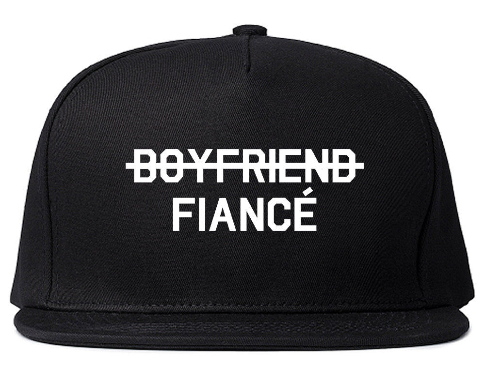 Boyfriend_Fiance_Engagement Black Snapback Hat