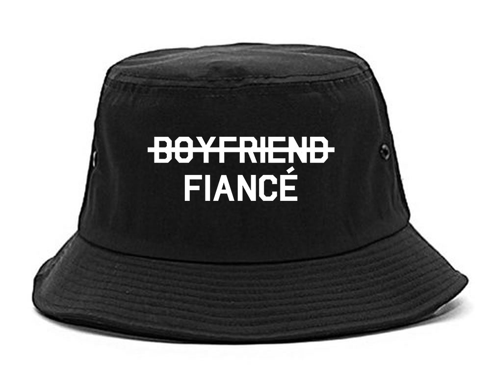 Boyfriend_Fiance_Engagement Black Bucket Hat