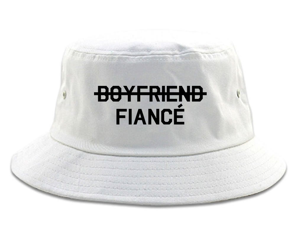 Boyfriend_Fiance_Engagement White Bucket Hat