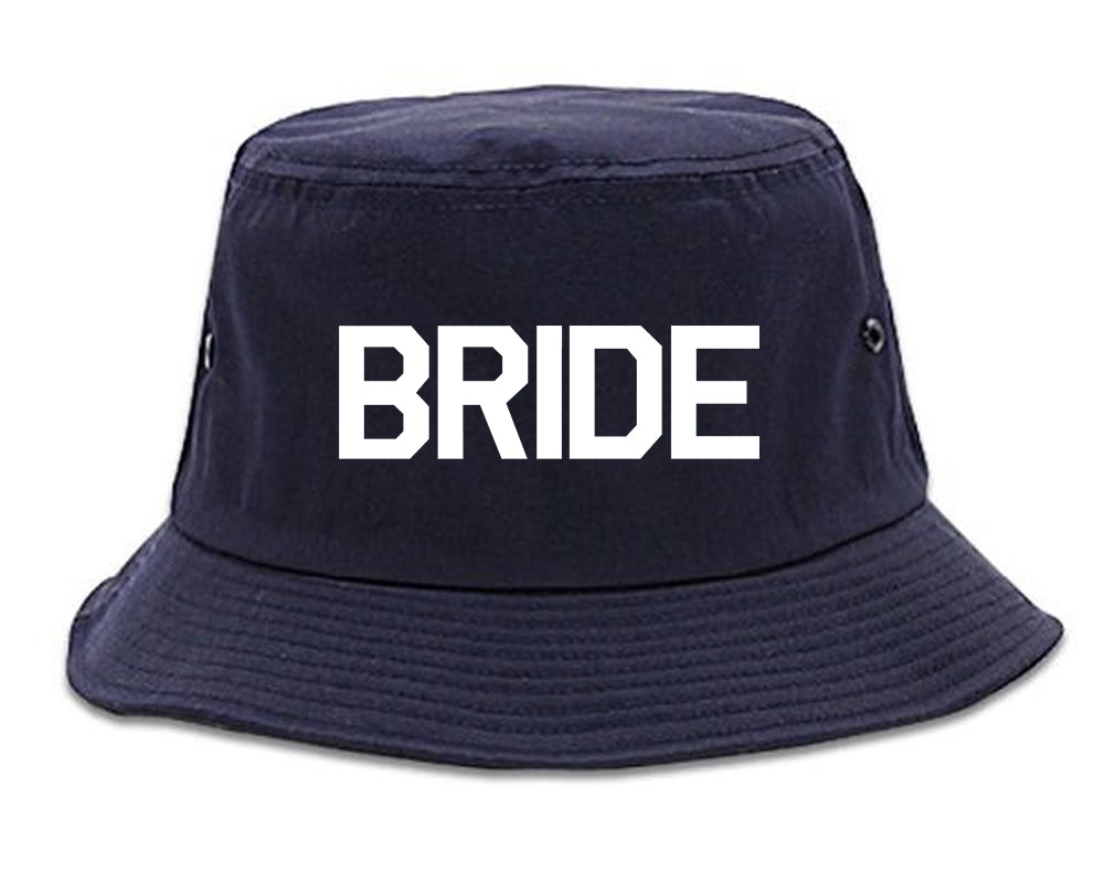 Bride Bachlorette Party Bucket Hat Blue