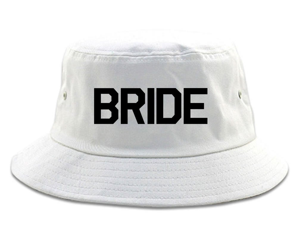 Bride Bachlorette Party Bucket Hat White