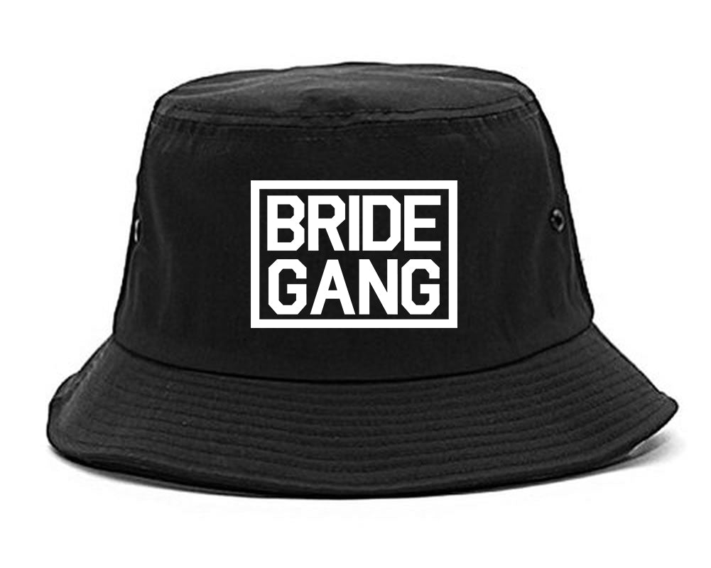 Bride Gang Bachlorette Party Bucket Hat Black