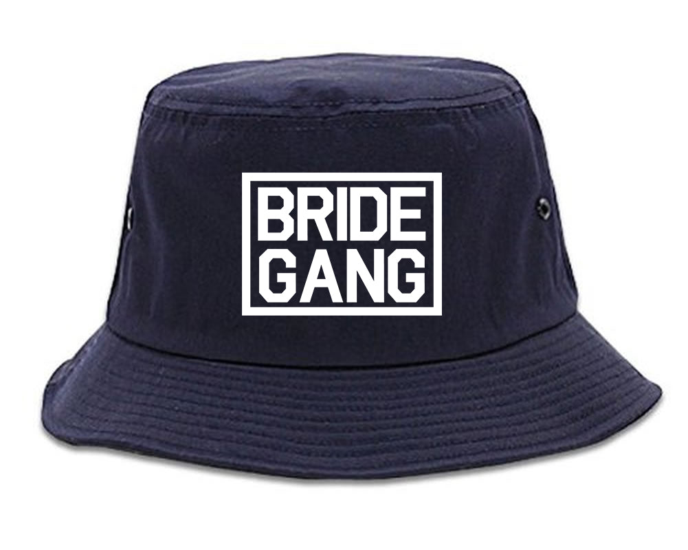 Bride Gang Bachlorette Party Bucket Hat Blue