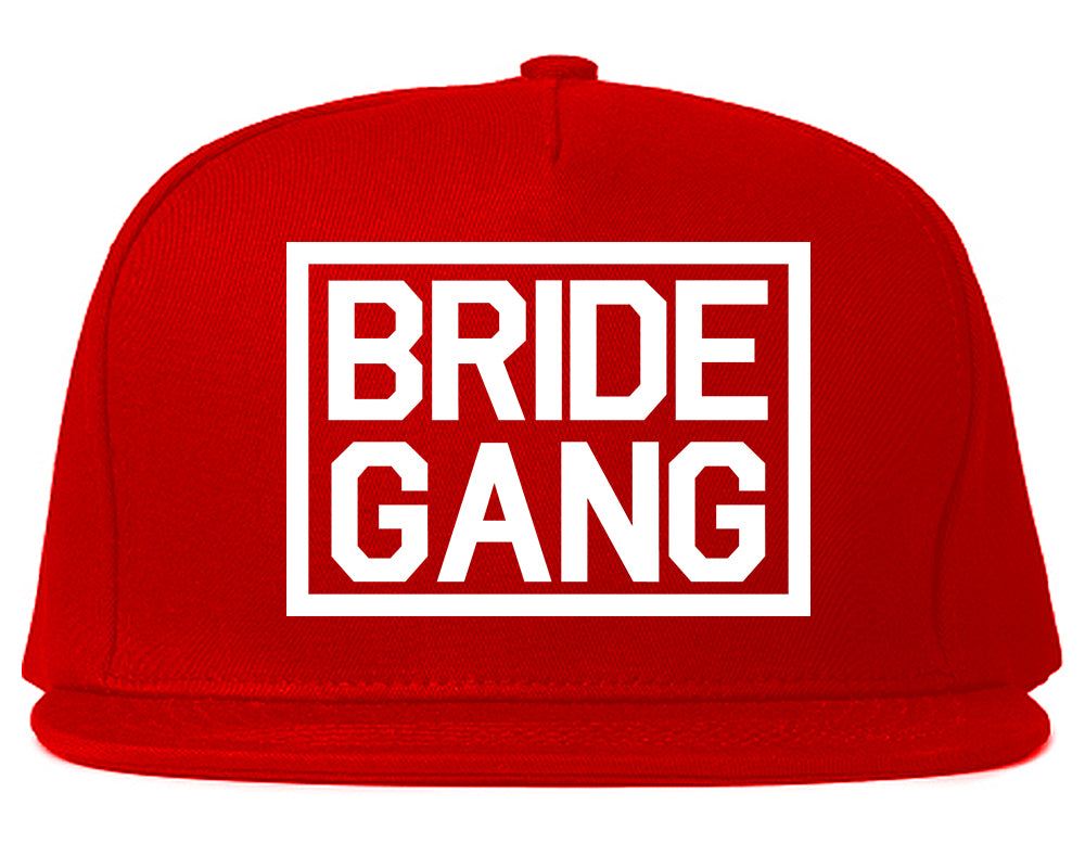 Bride Gang Bachlorette Party Snapback Hat Red