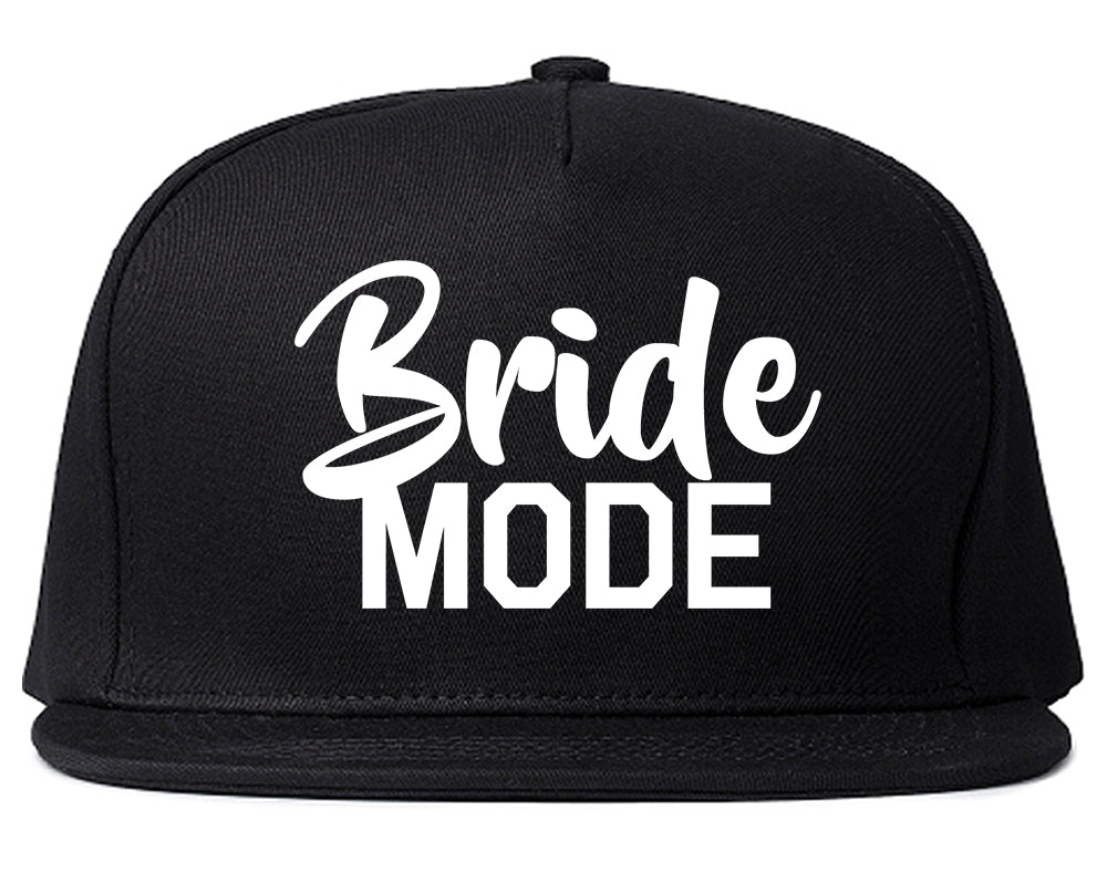 Bride_Mode_Bridal Black Snapback Hat