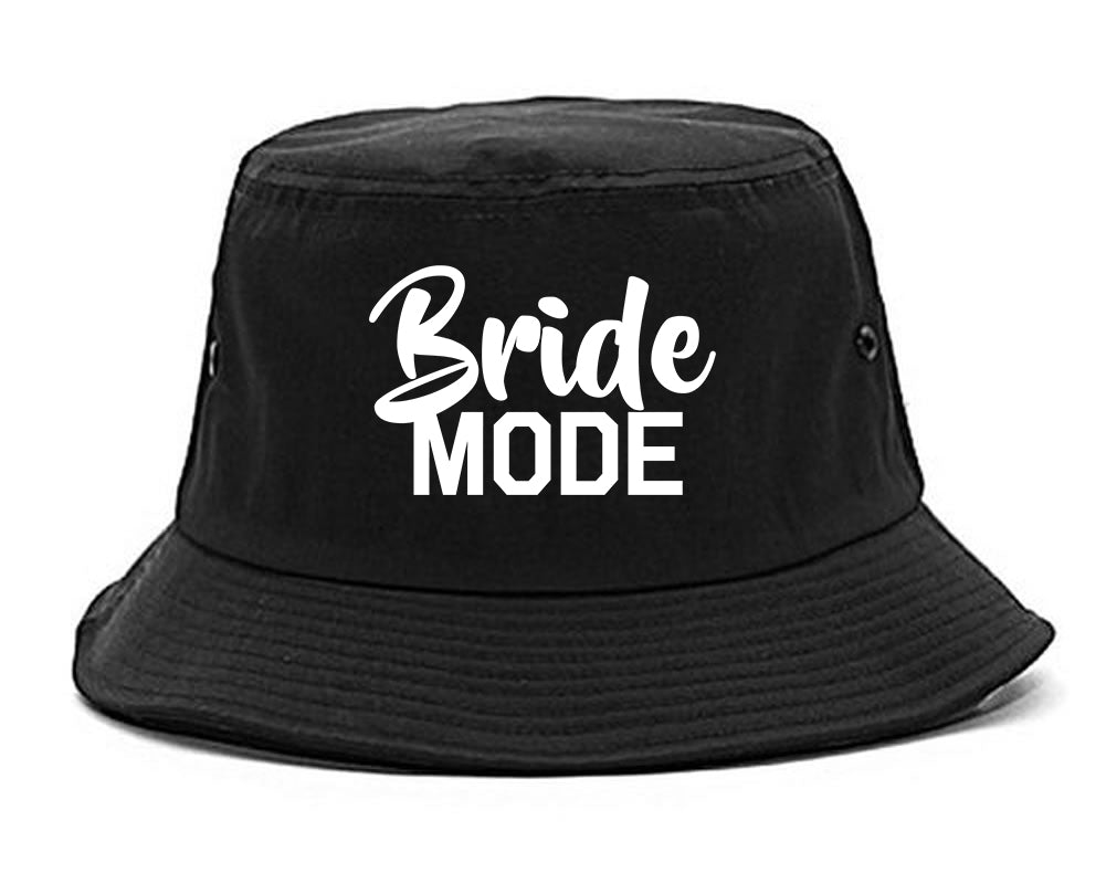Bride_Mode_Bridal Black Bucket Hat