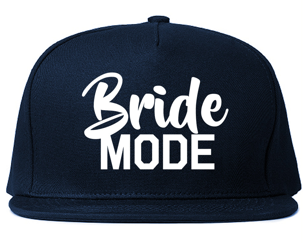 Bride_Mode_Bridal Navy Blue Snapback Hat
