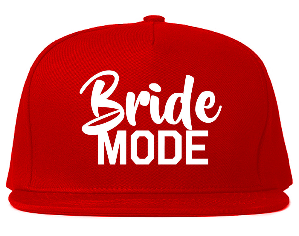 Bride_Mode_Bridal Red Snapback Hat