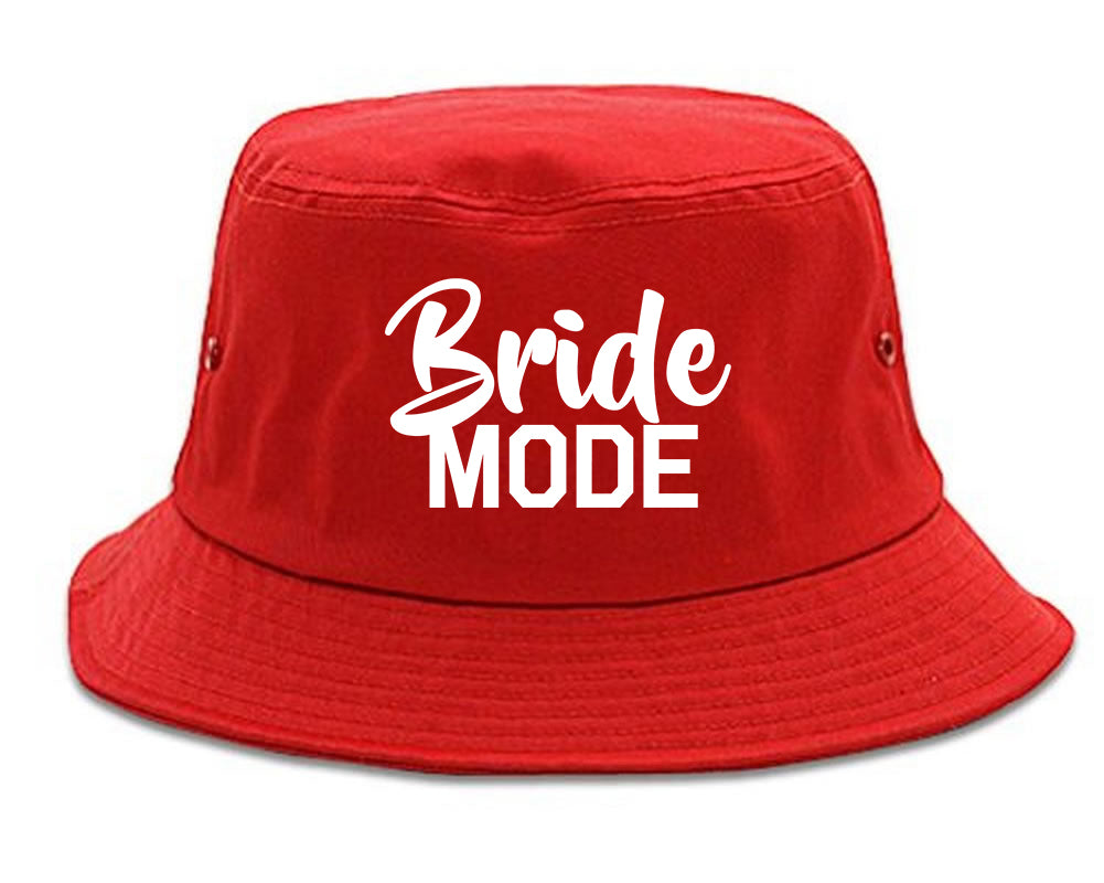 Bride_Mode_Bridal Red Bucket Hat