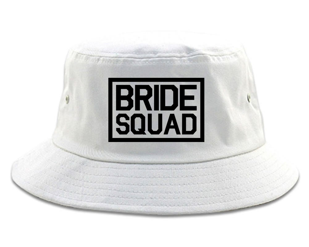 Bride Squad Bachlorette Party Bucket Hat White
