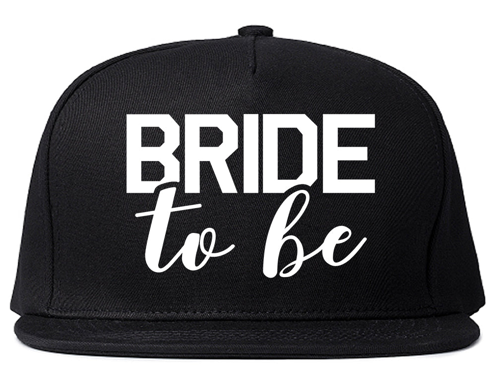 Bride To Be Snapback Hat Black