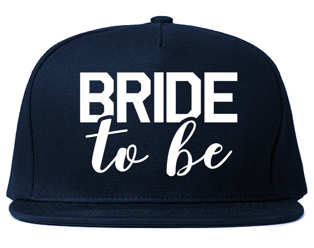 Bride To Be Snapback Hat Blue