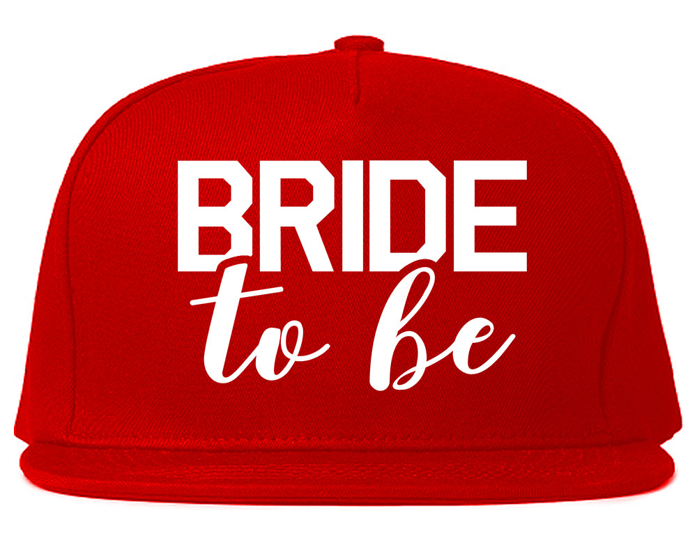 Bride To Be Snapback Hat Red