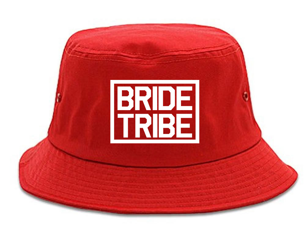Bride Tribe Bachlorette Party Bucket Hat Red
