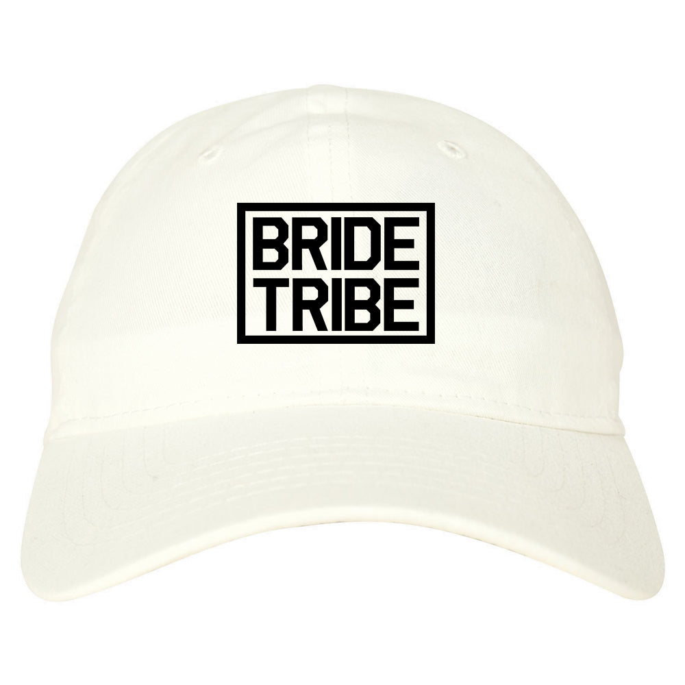 Bride Tribe Bachlorette Party Dad Hat Baseball Cap White