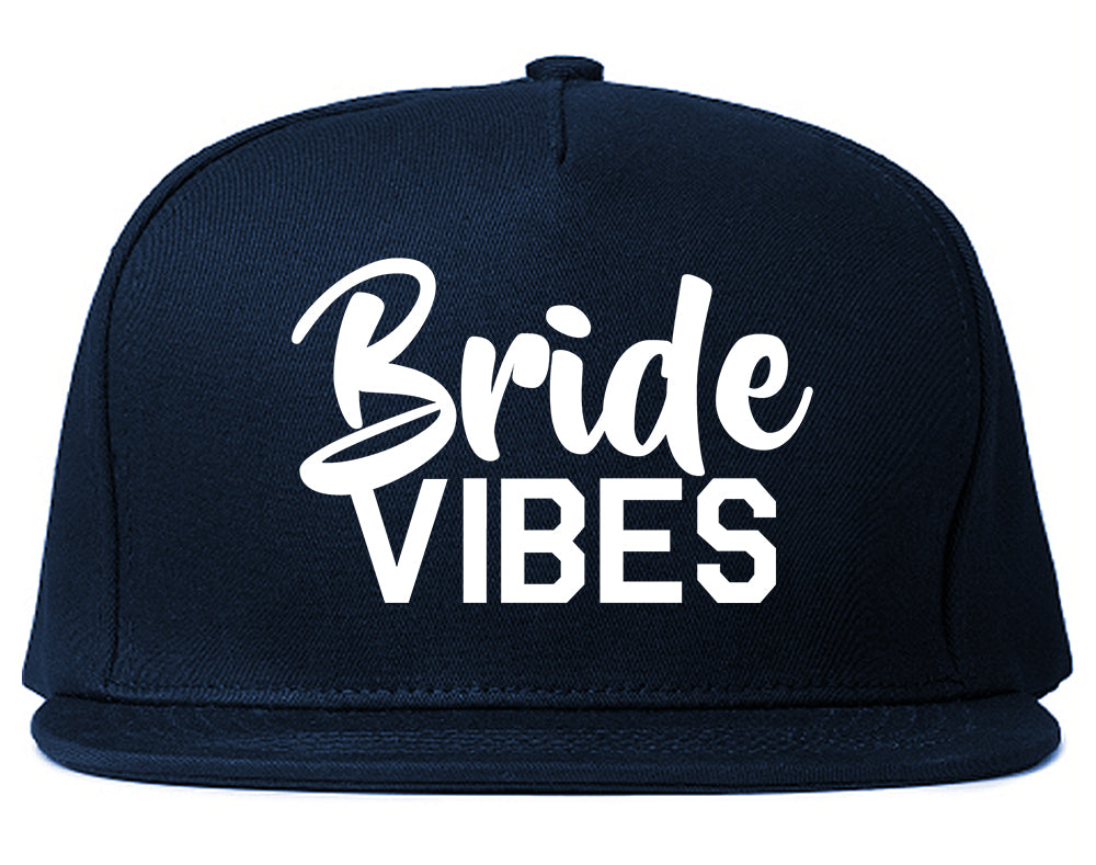 Bride_Vibes_Bridal Navy Blue Snapback Hat