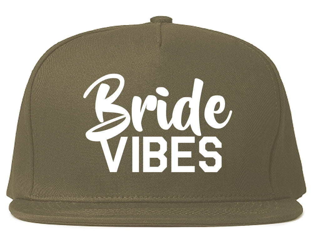 Bride_Vibes_Bridal Grey Snapback Hat