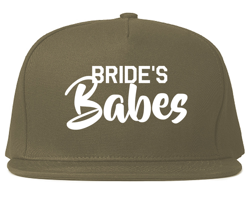 Brides_Babes_Wedding Grey Snapback Hat