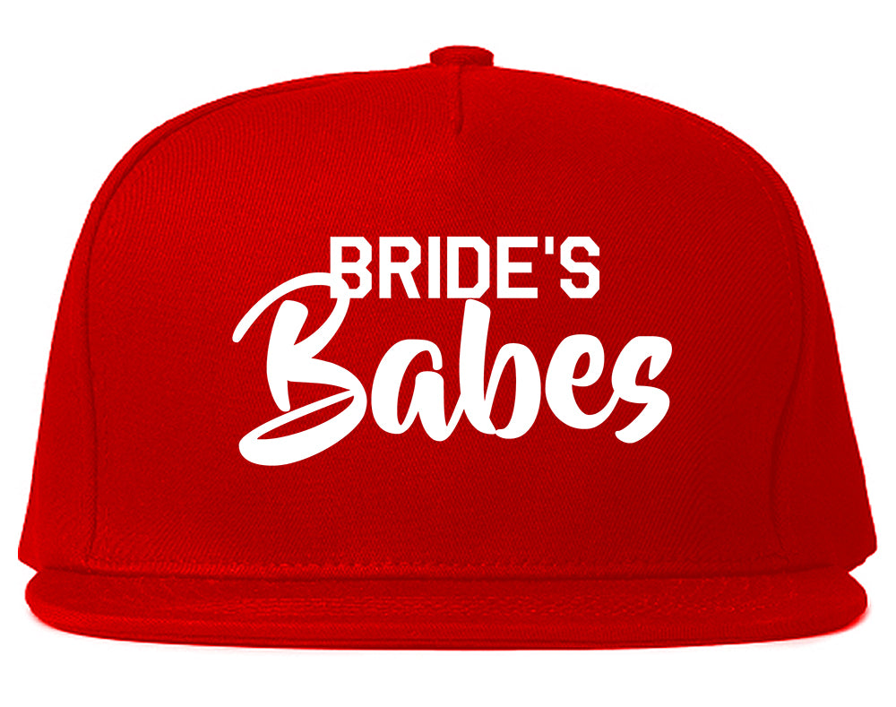 Brides_Babes_Wedding Red Snapback Hat