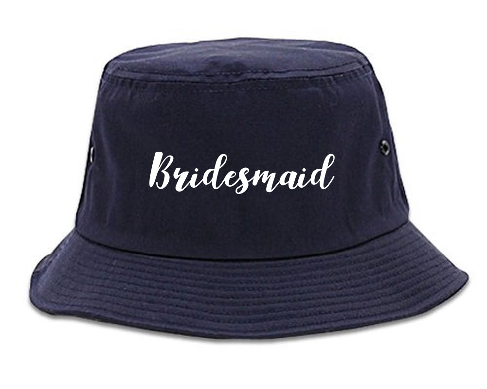 Bridesmaid Bachlorette Party Bucket Hat Blue