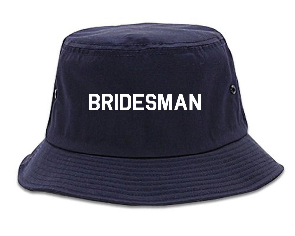 Bridesman Bachlorette Bachelor Party Mens Snapback Hat Navy Blue