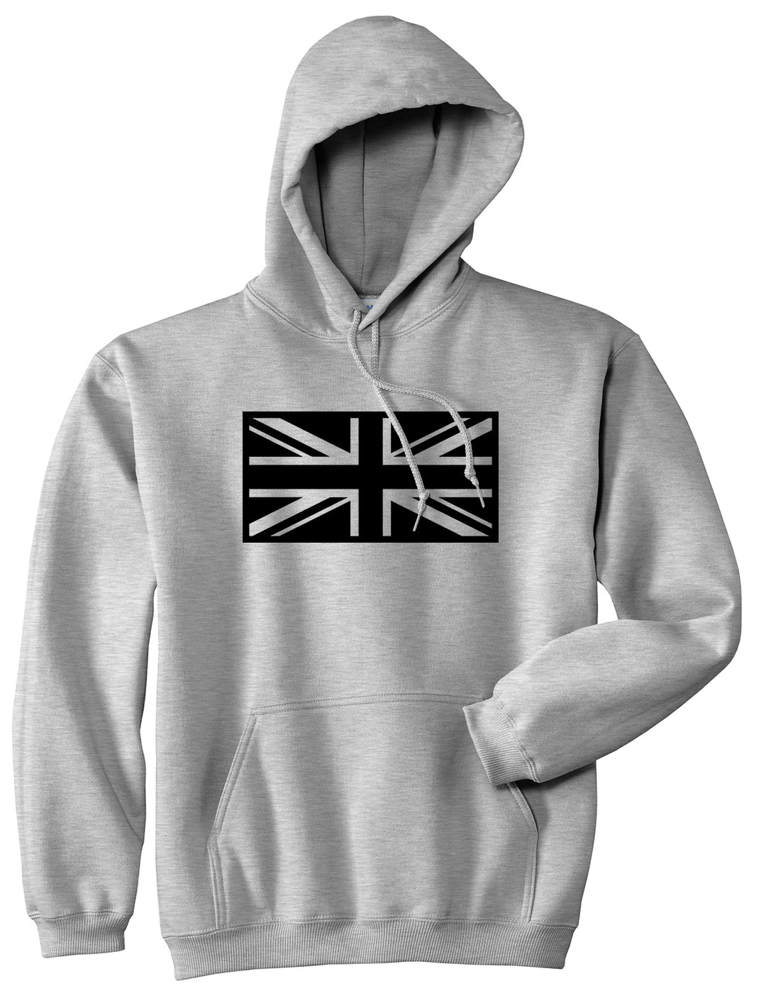British Army Style Grey Pullover Hoodie by Kings Of NY