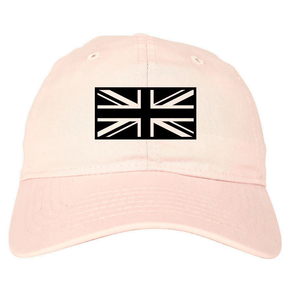 British Army Style Dad Hat Baseball Cap Pink