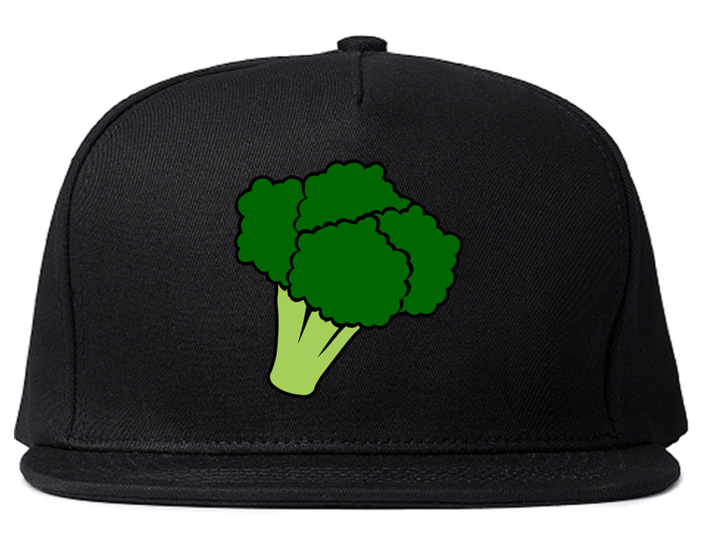 Broccoli Vegan Chest Mens Snapback Hat Black