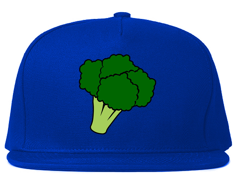 Broccoli Vegan Chest Mens Snapback Hat Royal Blue