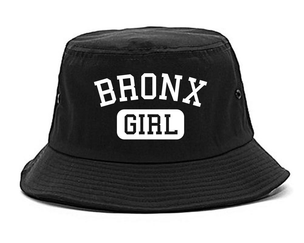 Bronx Girl New York Mens Bucket Hat Black