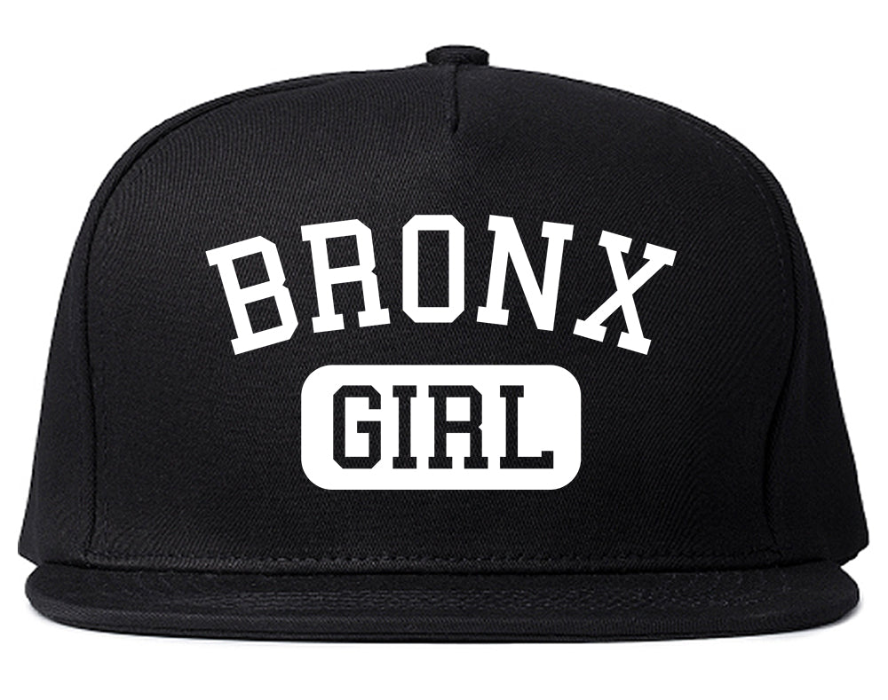 Bronx Girl New York Mens Snapback Hat Black
