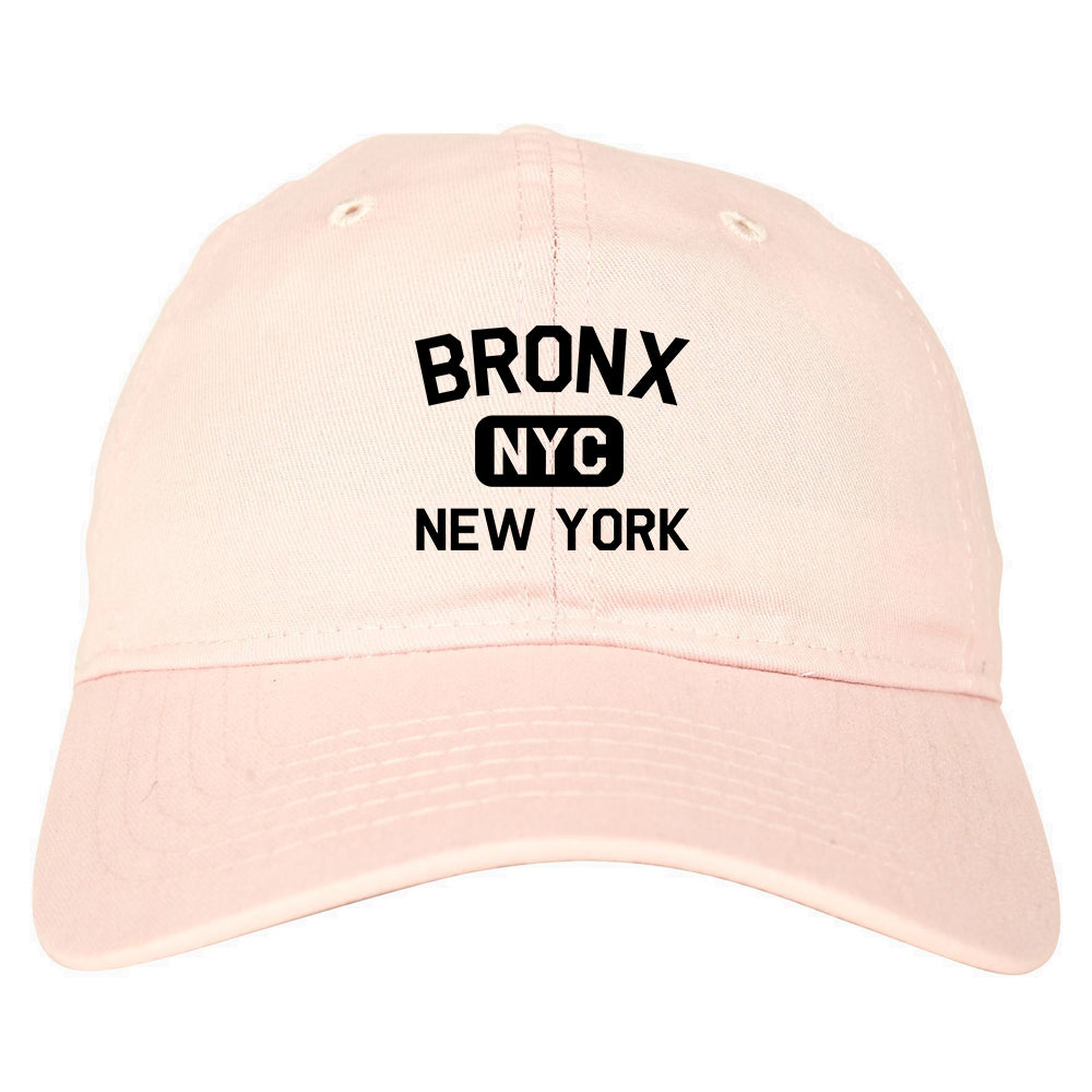 Bronx Gym NYC New York Mens Dad Hat Pink