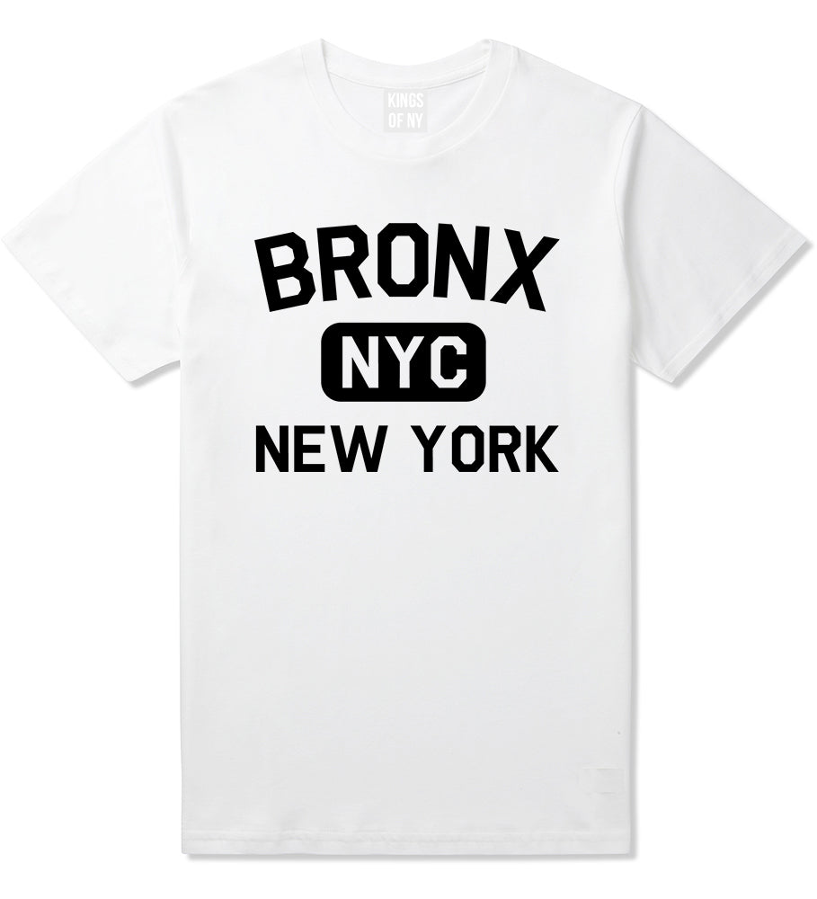 Bronx Gym NYC New York Mens T-Shirt White