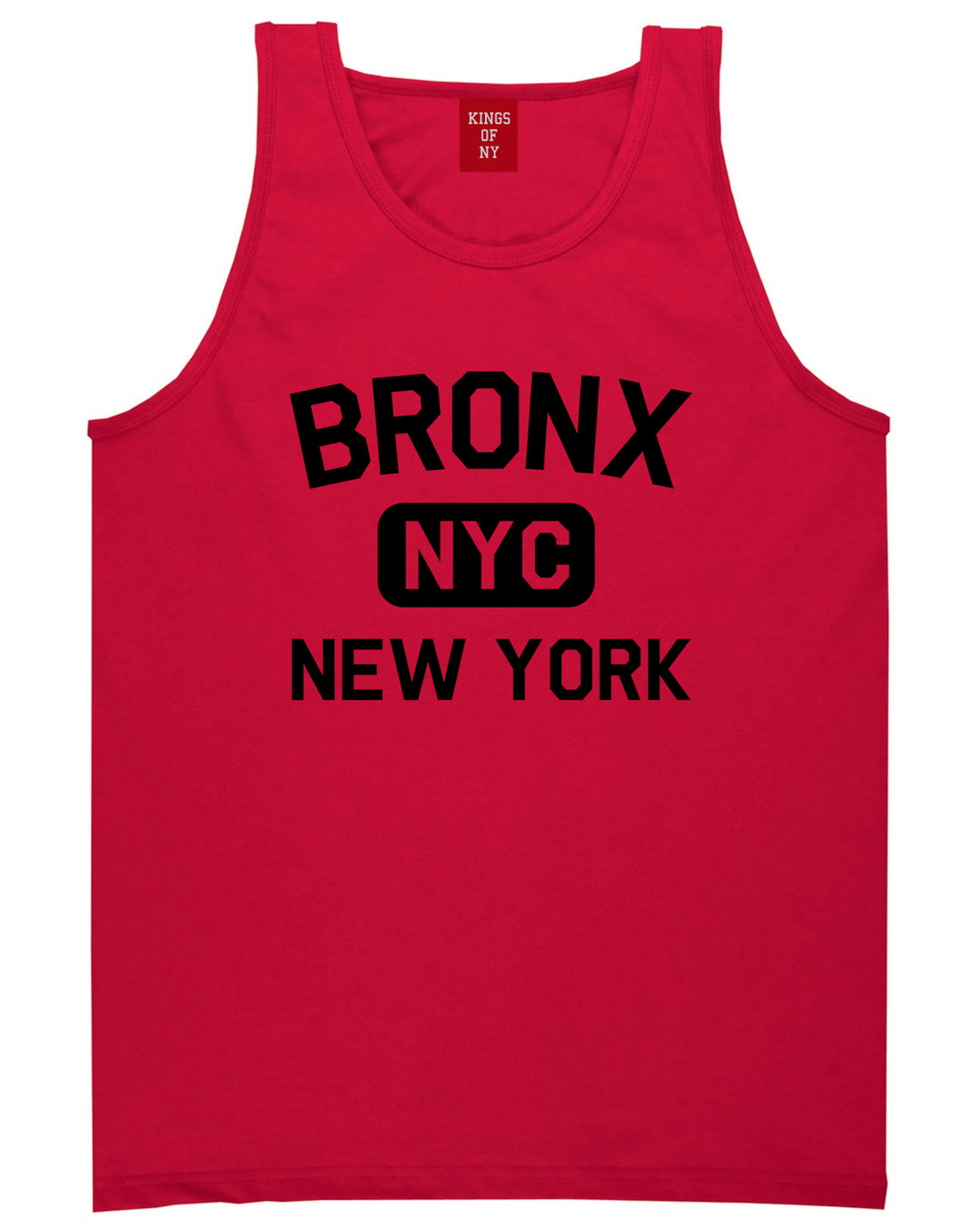 Bronx Gym NYC New York Mens Tank Top T-Shirt Red