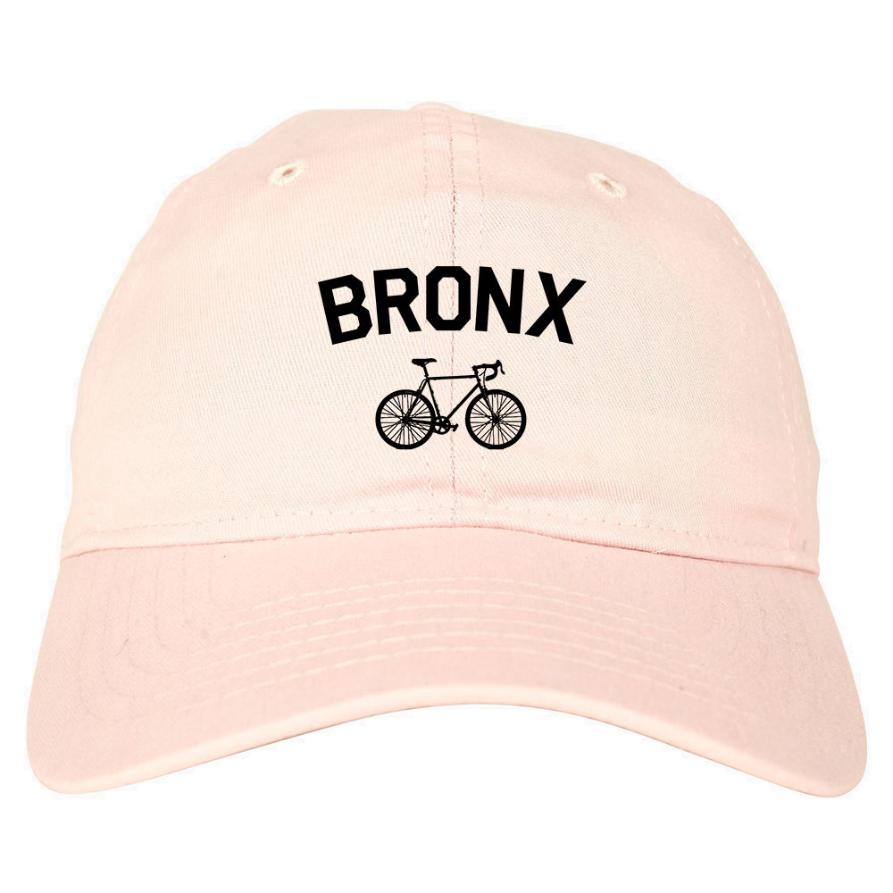 Bronx Vintage Bike Cycling Mens Dad Hat Pink