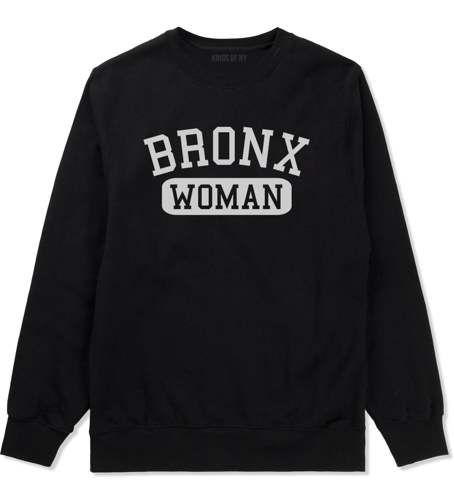Bronx Woman Mens Crewneck Sweatshirt Black