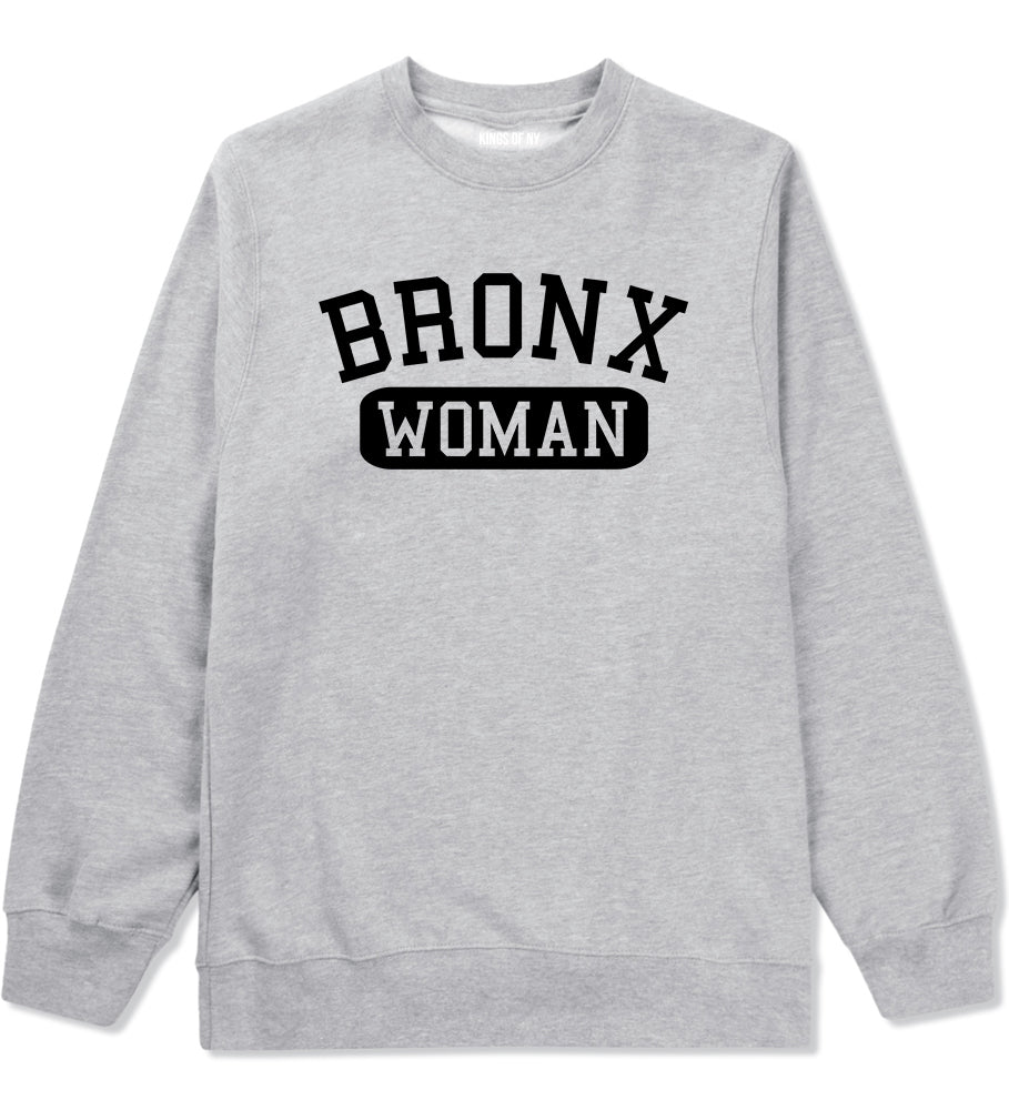 Bronx Woman Mens Crewneck Sweatshirt Grey