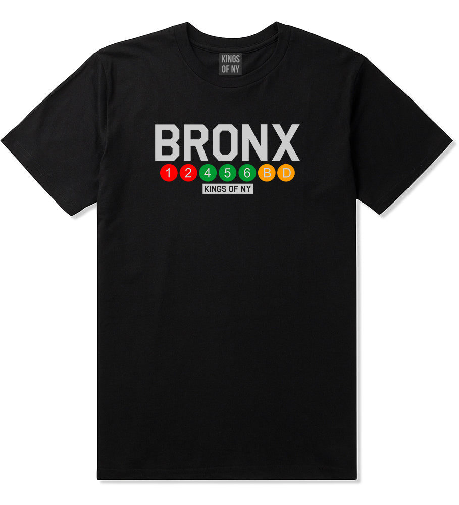 Bronx Transit Logos T-Shirt in Black