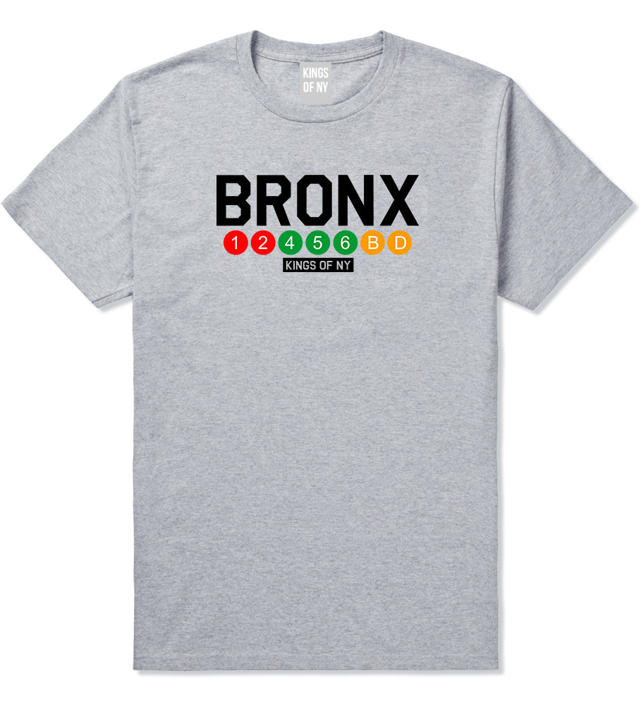 Bronx Transit Logos T-Shirt in Grey