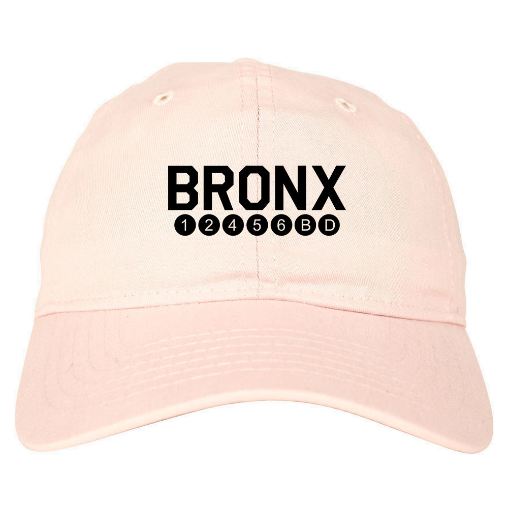 Bronx Transit Logos Pink Dad Hat