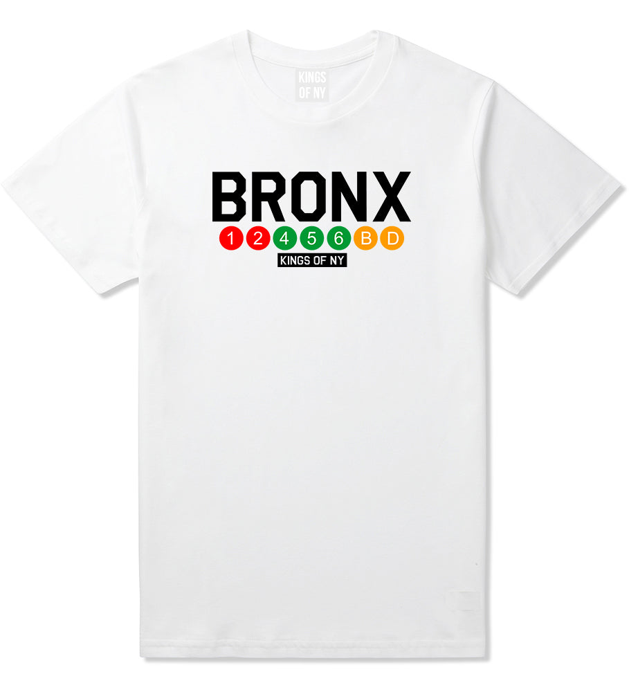 Bronx Transit Logos T-Shirt in White