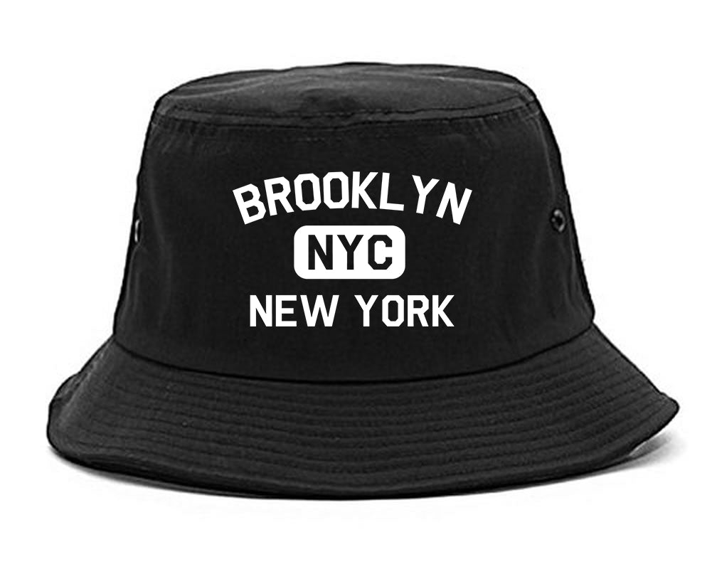 Brooklyn Gym NYC New York Mens Bucket Hat Black