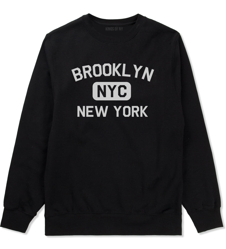 Brooklyn Gym NYC New York Mens Crewneck Sweatshirt Black