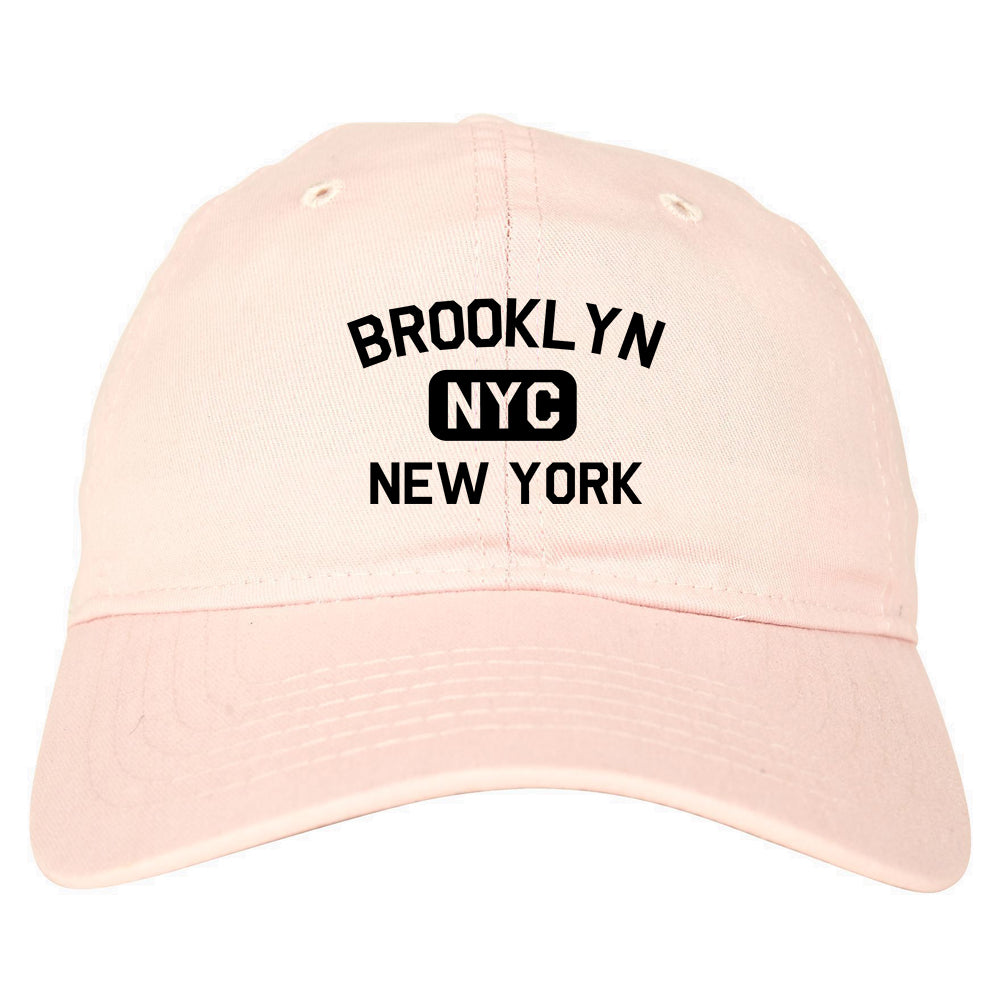 Brooklyn Gym NYC New York Mens Dad Hat Pink