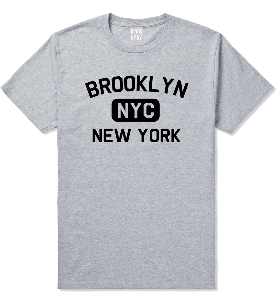 Brooklyn Gym NYC New York Mens T-Shirt Grey