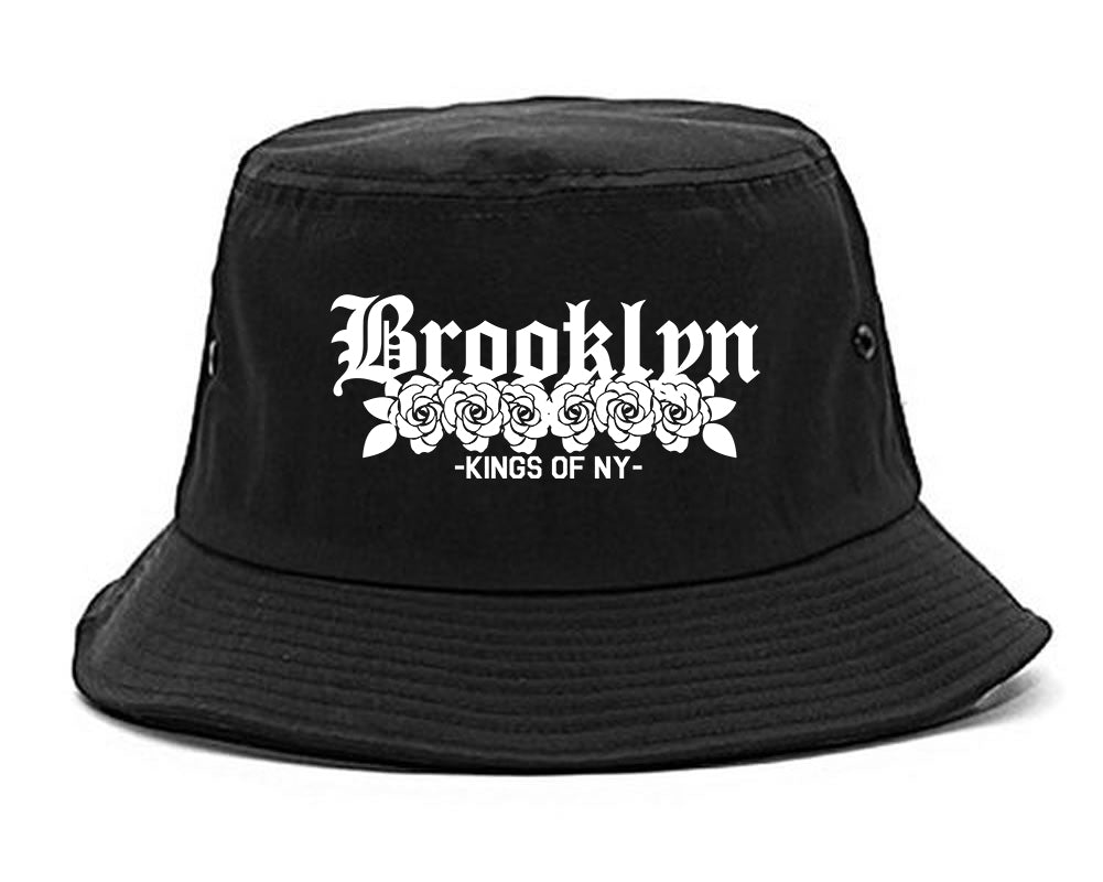 Brooklyn Roses Kings Of NY Mens Bucket Hat Black