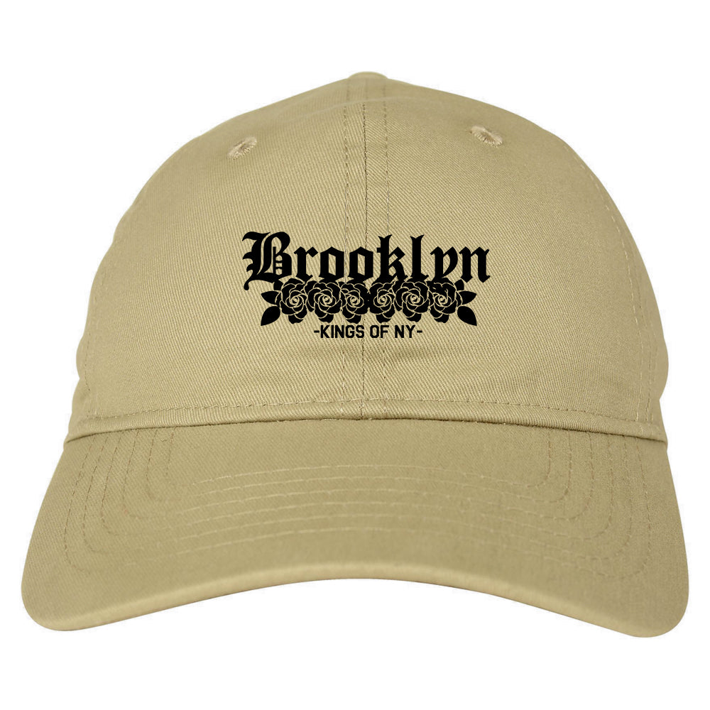 Brooklyn Roses Kings Of NY Mens Dad Hat Tan