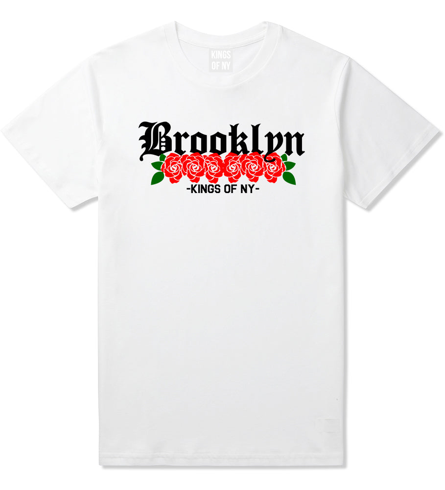 Brooklyn Roses Kings Of NY Mens T-Shirt White